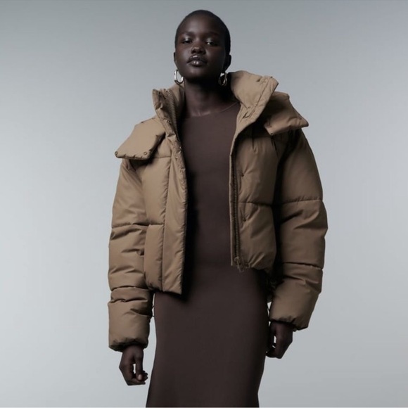 ZARA RUBBERIZED PUFFER JACKET - Picture 7 of 12